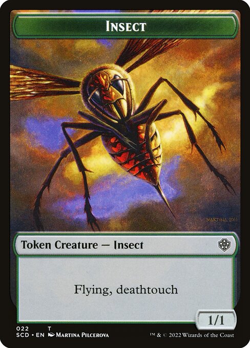 Insect from Starter Commander Deck Tokens