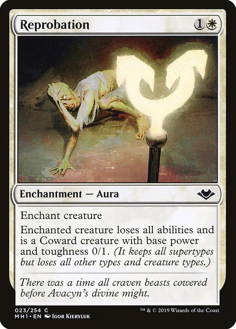 Reprobation from Modern Horizons