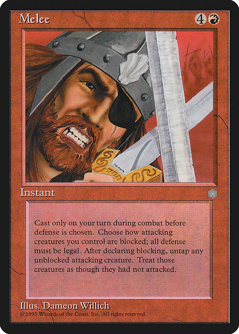 Melee highlighted card art