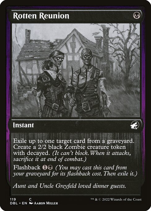 Rotten Reunion highlighted card art