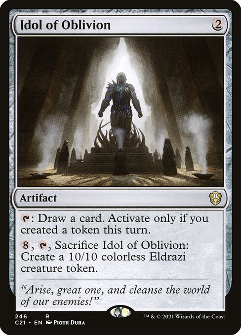 Idol of Oblivion from Commander 2021