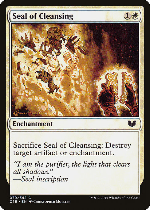 Seal of Cleansing from Commander 2015