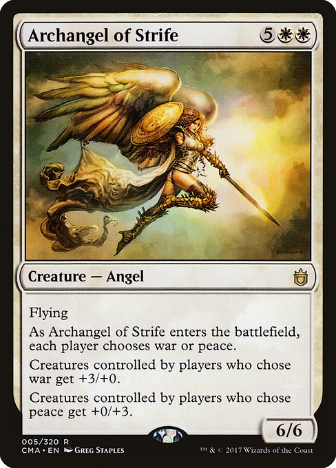 Archangel of Strife highlighted card art