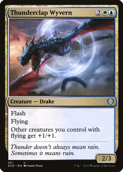 Thunderclap Wyvern from Starter Commander Decks