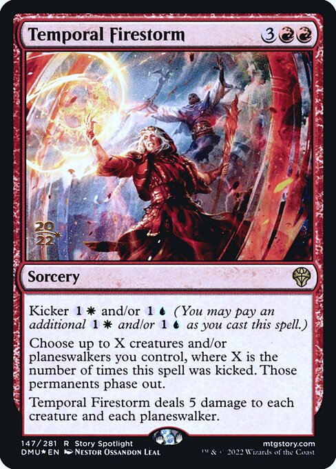 Temporal Firestorm from Dominaria United Promos