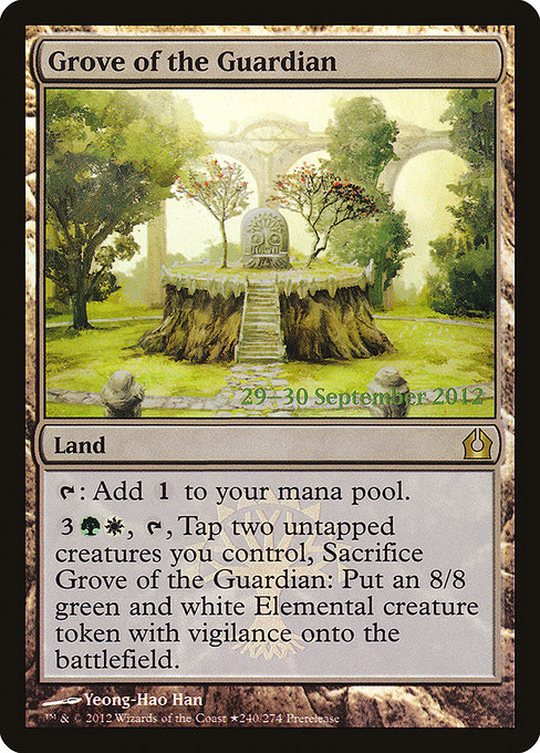 Grove of the Guardian from Return to Ravnica Promos