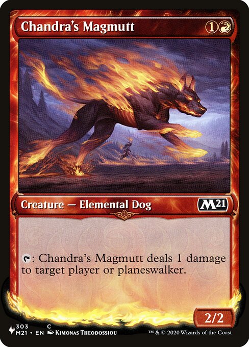 Chandra's Magmutt highlighted card art