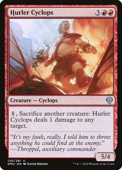 Hurler Cyclops highlighted card art