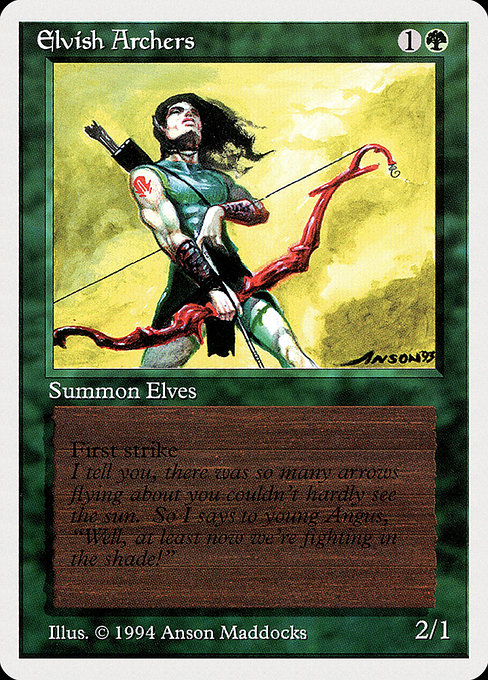 Elvish Archers from Summer Magic / Edgar