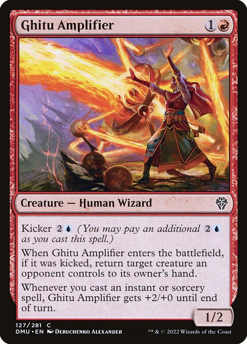 Ghitu Amplifier highlighted card art