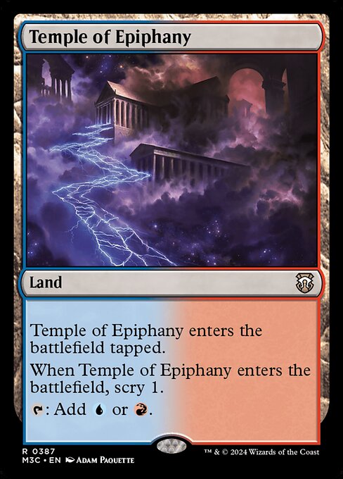 Temple of Epiphany from Modern Horizons 3 Commander