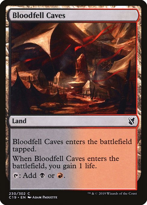 Bloodfell Caves from Commander 2019