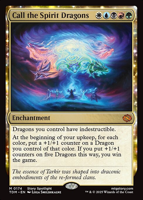 Call the Spirit Dragons from Tarkir: Dragonstorm