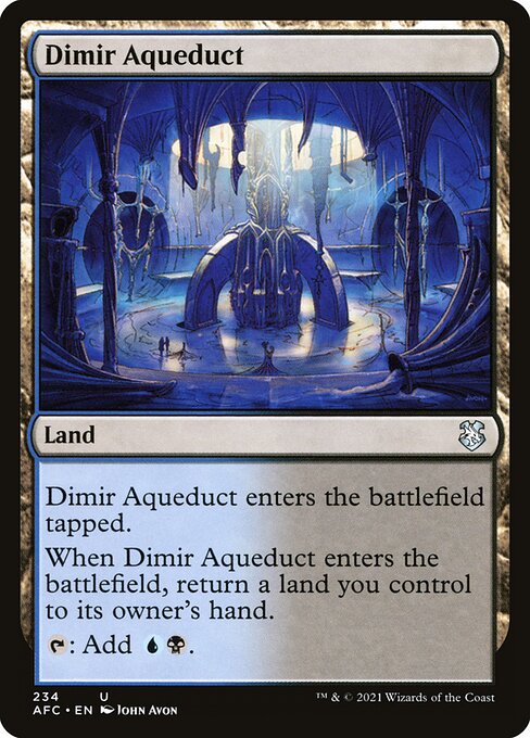 Dimir Aqueduct from Forgotten Realms Commander