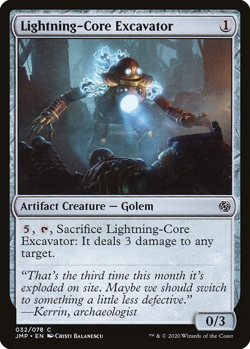 Lightning-Core Excavator highlighted card art