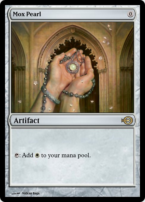 Mox Pearl from Magic Online Promos