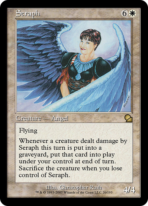 Seraph highlighted card art
