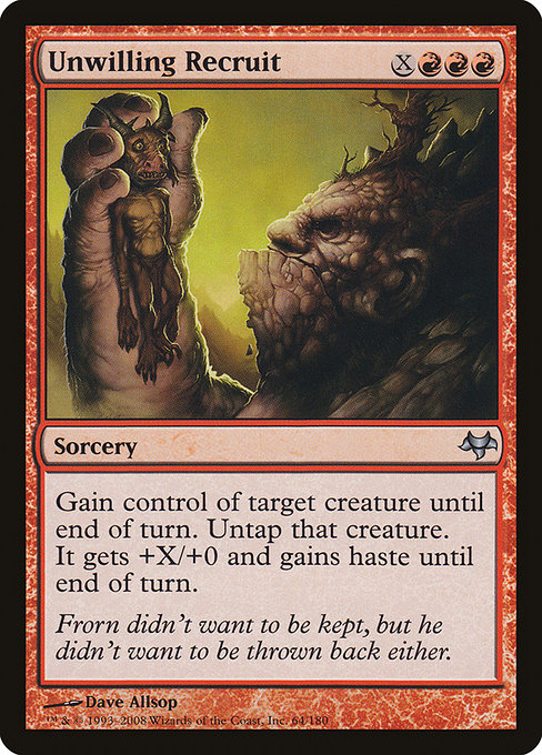 Unwilling Recruit highlighted card art