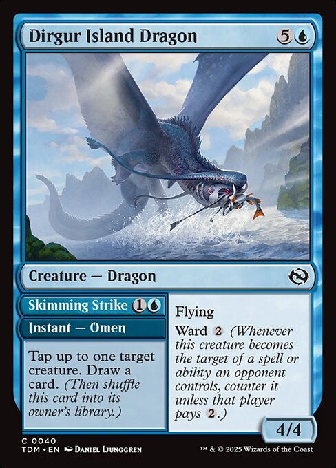 Dirgur Island Dragon // Skimming Strike highlighted card art