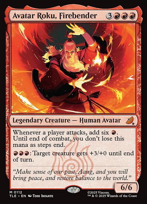 Avatar Roku, Firebender from Avatar: The Last Airbender Eternal