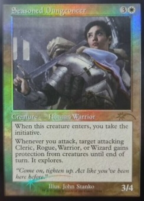 Seasoned Dungeoneer highlighted card art