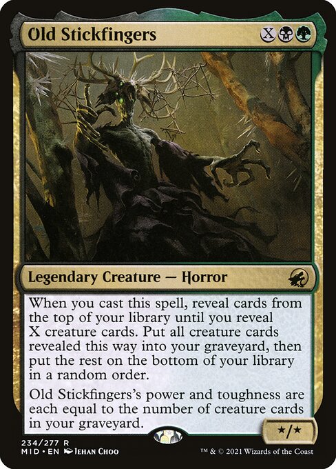Old Stickfingers from Innistrad: Midnight Hunt