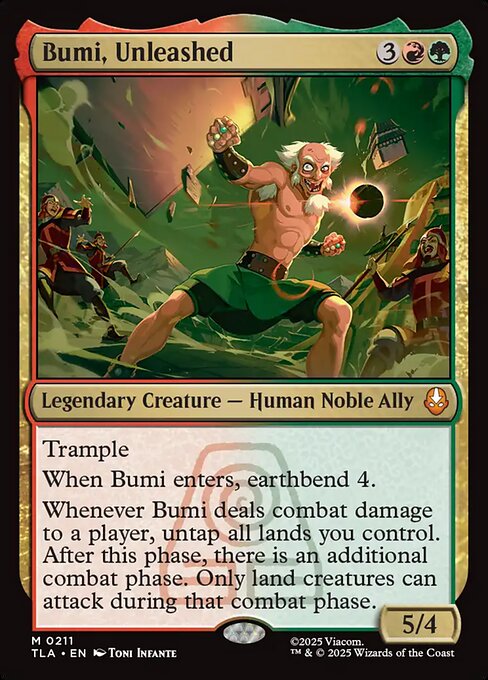 Bumi, Unleashed from Avatar: The Last Airbender