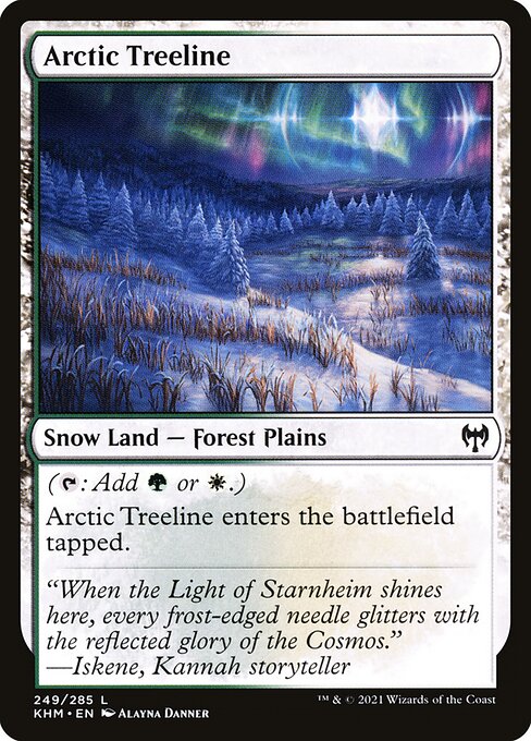 Arctic Treeline highlighted card art