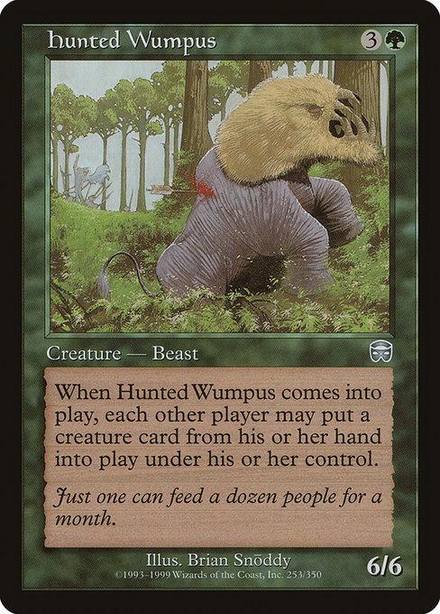 Hunted Wumpus from Mercadian Masques