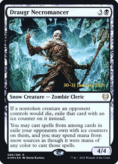 Draugr Necromancer from Kaldheim Promos