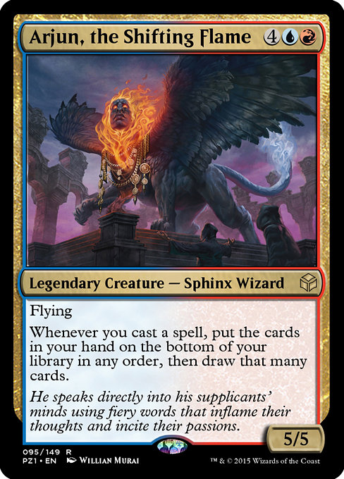 Arjun, the Shifting Flame from Legendary Cube Prize Pack