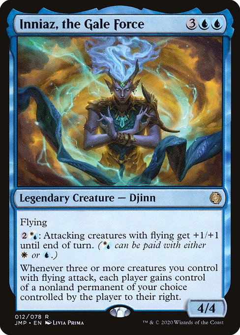 Inniaz, the Gale Force highlighted card art