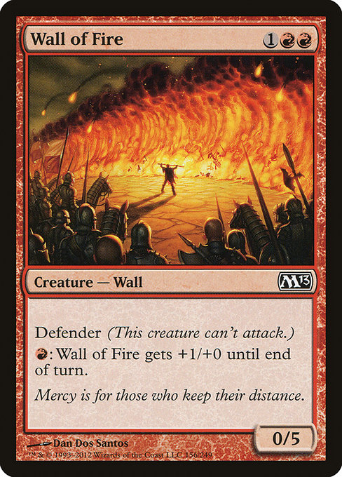 Wall of Fire from Magic 2013