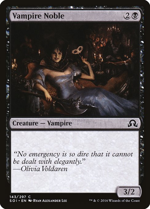Vampire Noble from Shadows over Innistrad