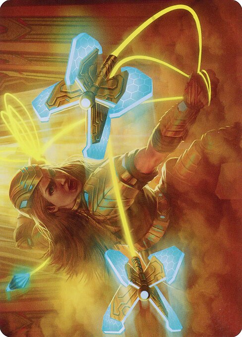 Bladehold War-Whip // Bladehold War-Whip from Phyrexia: All Will Be One Art Series