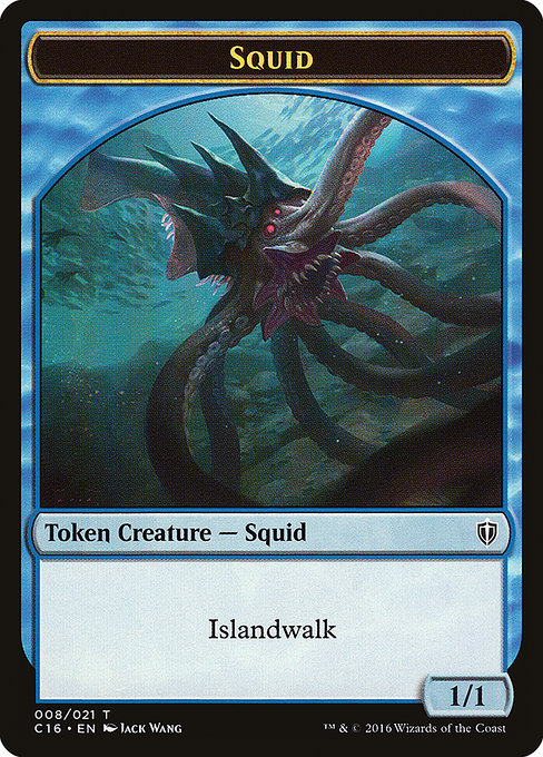 Squid from Commander 2016 Tokens