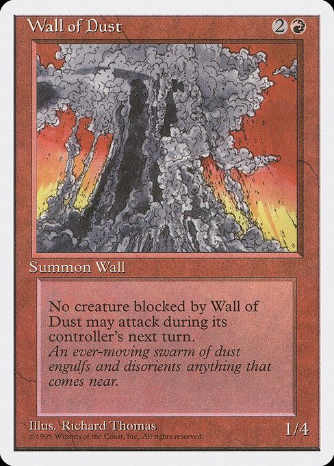 Wall of Dust highlighted card art