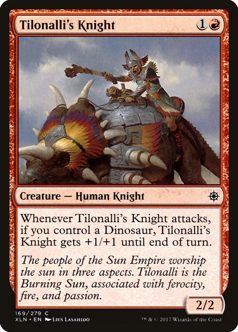 Tilonalli's Knight highlighted card art