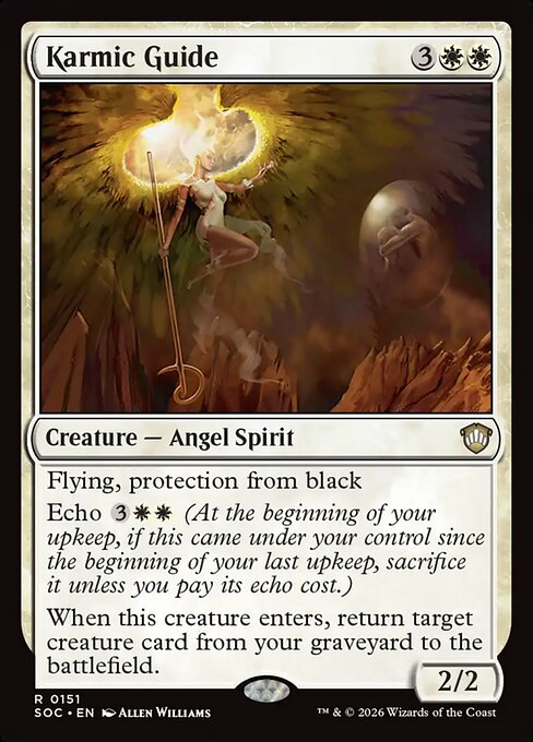 Karmic Guide from Secrets of Strixhaven Commander