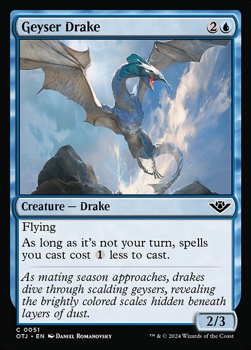 Geyser Drake highlighted card art