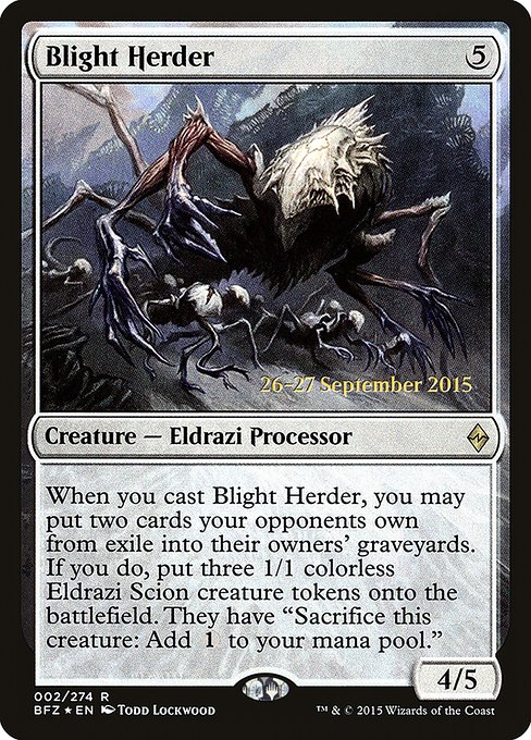 Blight Herder from Battle for Zendikar Promos