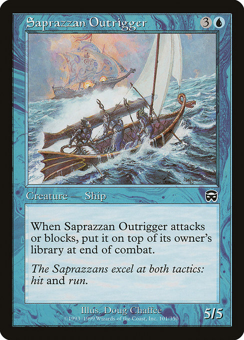 Saprazzan Outrigger highlighted card art