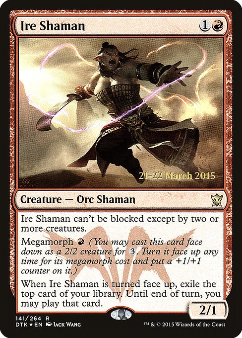 Ire Shaman from Dragons of Tarkir Promos