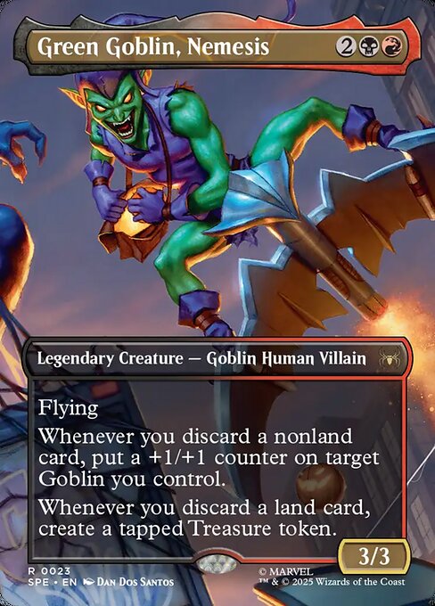 Green Goblin, Nemesis highlighted card art