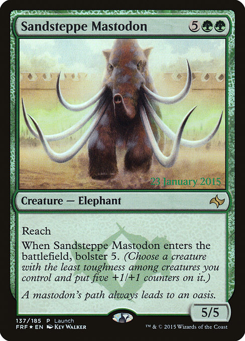 Sandsteppe Mastodon from Fate Reforged Promos