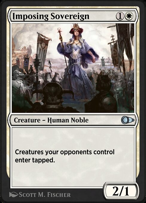 Imposing Sovereign highlighted card art