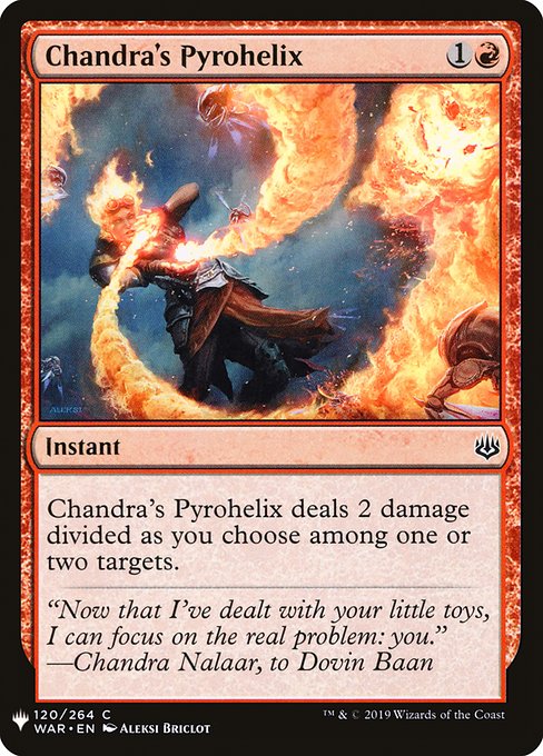 Chandra's Pyrohelix from The List