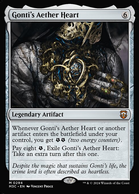 Gonti's Aether Heart highlighted card art