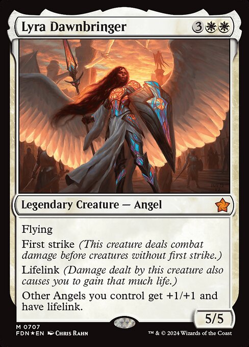 Lyra Dawnbringer highlighted card art