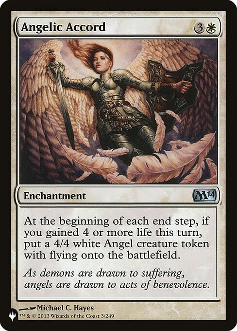 Angelic Accord highlighted card art